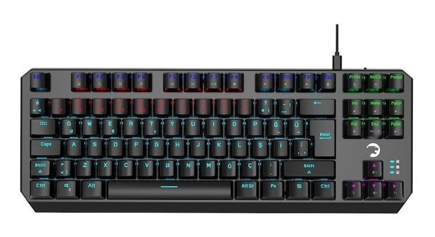 Gamepower Overlord RGB Blue Switch Kablolu Siyah Mekanik Gaming Klavye