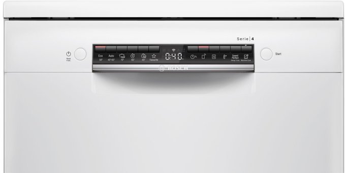 Bosch SMS4IMW60T 6 Programlı E Enerji Sınıfı 13 Kişilik Akıllı Wifili Çekmeceli Beyaz Solo Bulaşık Makinesi