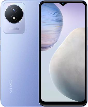 Vivo Y02 32 GB Hafıza 3 GB Ram 6.51 inç 8 MP Çift Hatlı IPS LCD Ekran Android Akıllı Cep Telefonu Mavi