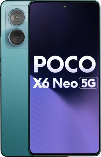 Poco X6 Neo 256 GB Hafıza 12 GB Ram 6.67 inç 108 MP Çift Hatlı AMOLED Ekran Android Akıllı Cep Telefonu Mavi