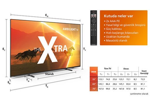 Philips 75pml9008/12 75 inç 4K Smart LED Televizyon