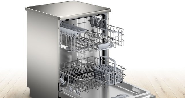 Bosch SMS44DI01T 4 Programlı D Enerji Sınıfı 13 Kişilik Wifili Çekmeceli Inox Solo Bulaşık Makinesi