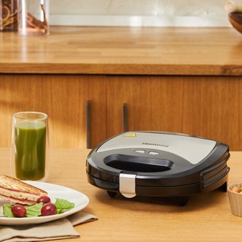 Homend Toastbuster 1308H Teflon 750 W Siyah Tost Makinesi