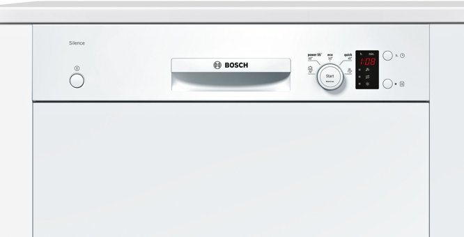 Bosch SMI50D02TR 5 Programlı A+ Enerji Sınıfı 12 Kişilik Wifili Çekmeceli Beyaz Ankastre Bulaşık Makinesi
