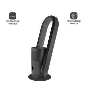 Homend O-zone Cool + Heatwave 9009H Hava Temizleyici Gri