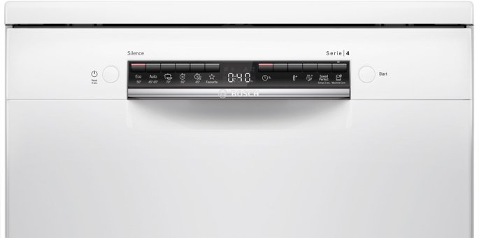 Bosch SGS4IKW61T 6 Programlı D Enerji Sınıfı 12 Kişilik Wifili Çekmeceli Beyaz Solo Bulaşık Makinesi