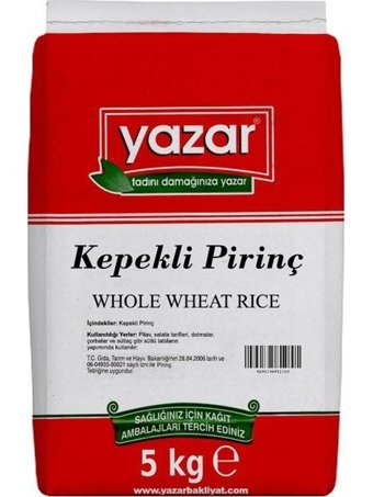 Yazar Kepekli Pirinç 5 kg