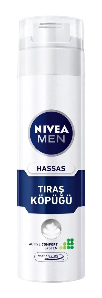Nivea Seyahat Boyu Hassas Ciltler İçin Tıraş Köpüğü 200 ml