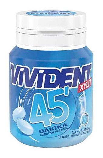 Vivident 45 Dakika Naneli Aromalı Sakız 12 Adet