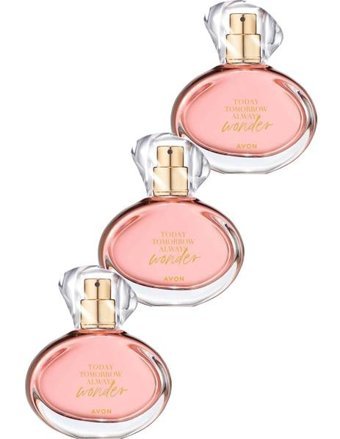 Avon Tta Wonder EDP Çiçeksi Kadın Parfüm 3x50 ml