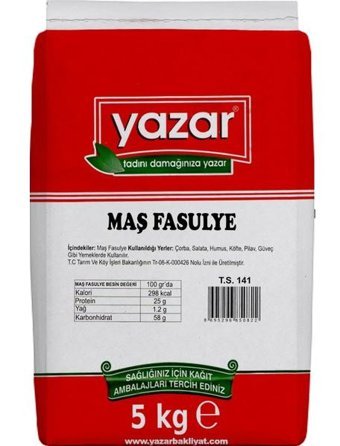 Yazar Maş Fasulye 5 kg