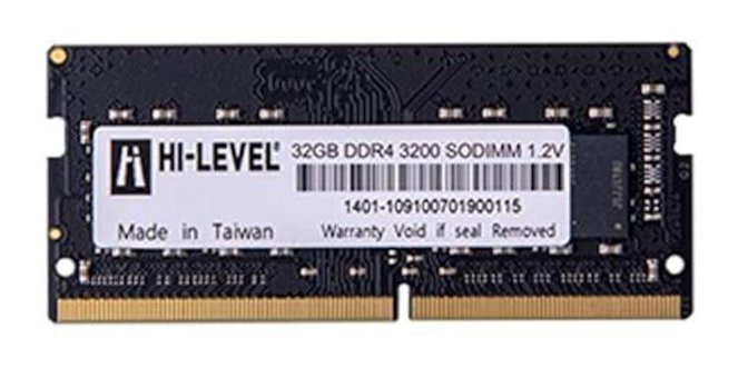 Hi-Level Hlv-Sopc25600D4/32G 32 GB DDR4 1x32 3200 Mhz Ram