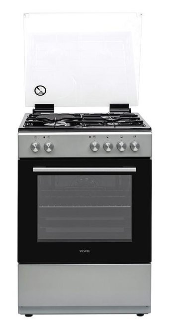 Vestel SF 7310 G 65 lt Turbo Ocaklı Solo Fırın Inox