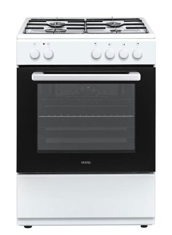 Vestel SF 8400 DG 66 lt Ocaklı Solo Fırın Beyaz