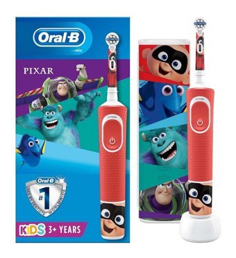 Oral-B Pixar Çocuklar İçin Şarjlı Diş Fırçası Kırmızı