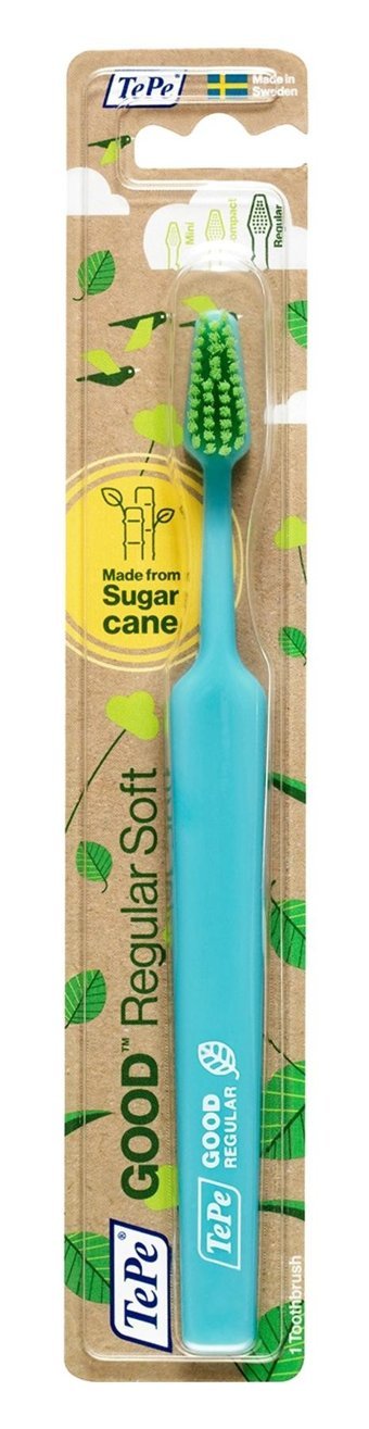 Tepe Good Regular Soft 12+ Yaş Doğal Kıl Günlük Diş Fırçası Mavi
