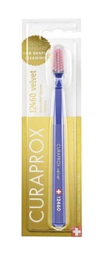 Curaprox 12460 Velvet Diş Fırçası Mavi Pembe