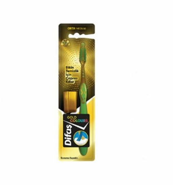 Difaş Gold Colours Yumuşak Diş Fırçası Yeşil