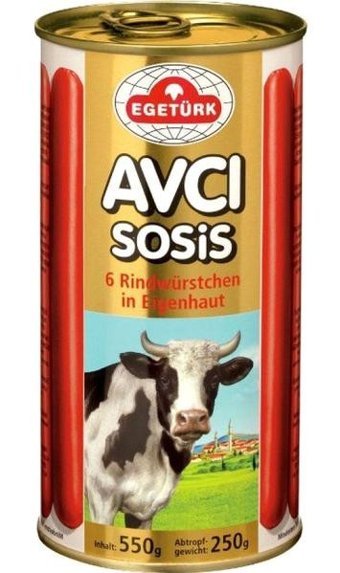 Egetürk Avcı Dana Uzun Sosis 250 gr