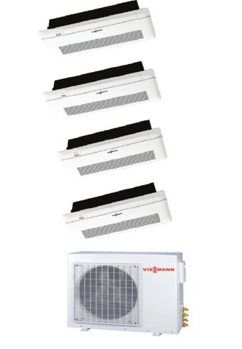 Viessmann O5F3120M2 48000 Btu A Enerji Sınıfı 1+3 Sistem 9+9+12+24 /h İnverter Multi Split Kaset Tipi Klima