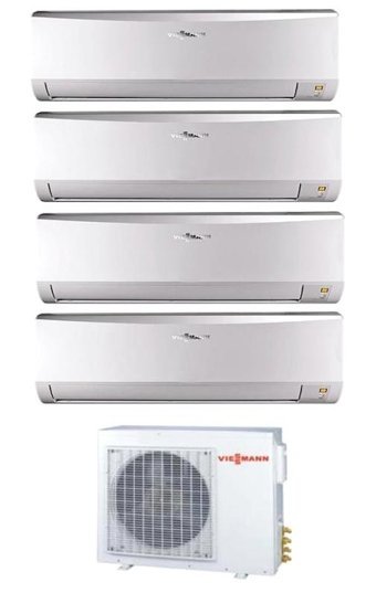 Viessmann Vitoclima Multi O4F3100M2 36000 Btu 1 Dış + 4 İç Ünite 12+12+12+12 Duvar Tipi Klima