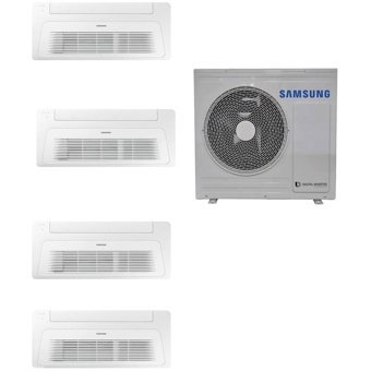 Samsung Wind Free Multi AJ100TXJ5KH/EA 24000 Btu 1 Dış + 4 İç Ünite 9+9+12+12 Duvar Tipi Klima