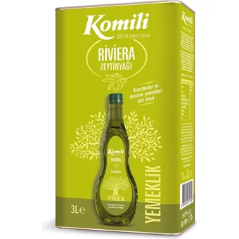 Komili Teneke Riviera Zeytinyağı 3 lt