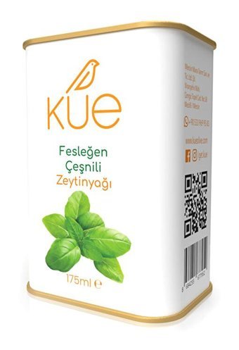 Kue Fesleğen Çeşnili Teneke Sızma Zeytinyağı 175 ml