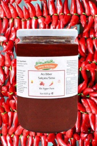 Karşı Köyden Acı Biber Salçası 600 gr
