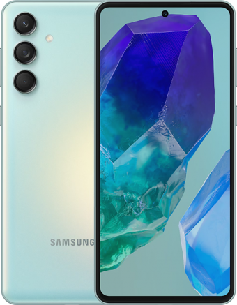 Samsung Galaxy M55 256 GB Hafıza 8 GB Ram 6.7 inç 50 MP Çift Hatlı AMOLED Ekran Android Akıllı Cep Telefonu Yeşil
