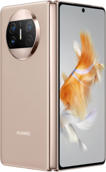 Huawei Mate X3 256 GB Hafıza 12 GB Ram 7.85 inç 50 MP Katlanabilir Çift Hatlı Foldable OLED Ekran Android Akıllı Cep Telefonu Altın