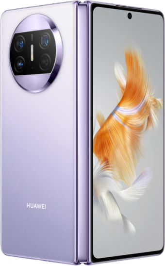 Huawei Mate X3 512 GB Hafıza 12 GB Ram 7.85 inç 50 MP Katlanabilir Çift Hatlı Foldable OLED Ekran Android Akıllı Cep Telefonu Mor