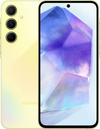 Samsung Galaxy A55 256 GB Hafıza 8 GB Ram 6.5 inç 50 MP Çift Hatlı AMOLED Ekran Android Akıllı Cep Telefonu Sarı