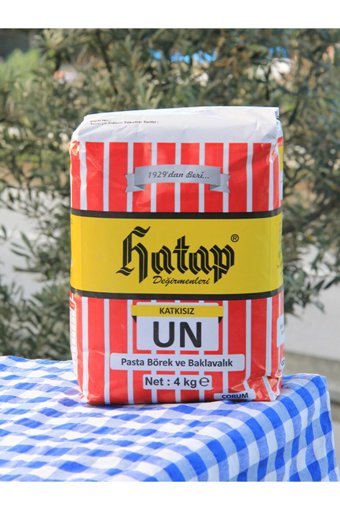 Hatap Değirmenleri Katkısız Pasta Börek Baklavalık Un 4 kg