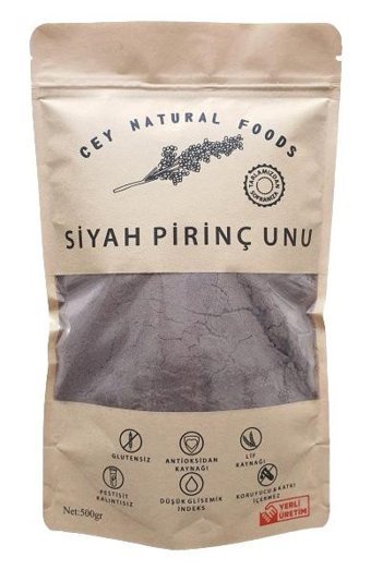 Cey Natural Foods Siyah Pirinç Unu 500 gr