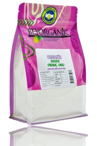 Beyorganik Organik Bebek Pirinç Unu 500 gr