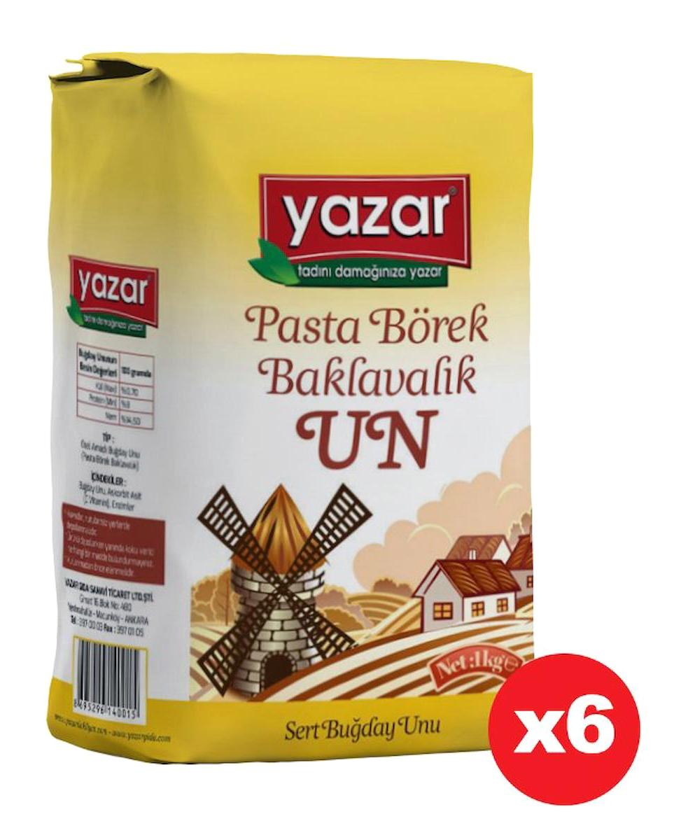 Yazar Pasta Börek Baklavalık Un 6x1 kg