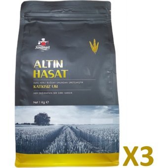 Sinangil Altın Hasat Yerli Buğday Unu 3x1 kg