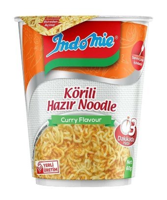 Indomie Hazır Bardak Köri Çeşnili Noddle 60 gr
