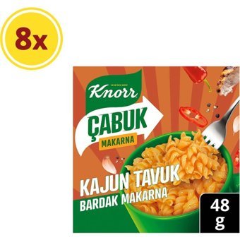 Knorr Bardak Kajun Tavuk Makarna 8x48 gr