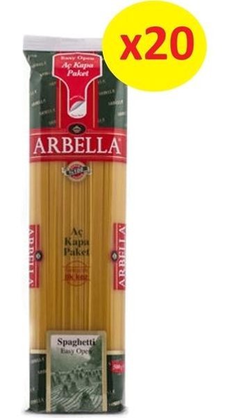 Arbella Spagetti Makarna 20x500 gr