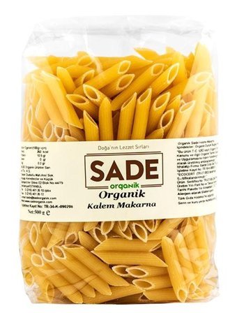 Sade Organik Kalem Makarna 500 gr