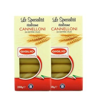 Giglio Cannelloni Lazanya Makarna 2x250 gr