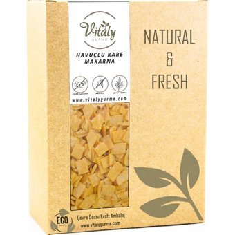 Vitaly Gurme Doğal Havuçlu Kesme Makarna 300 gr