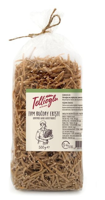 Tellioğlu Tam Buğday Erişte 500 gr