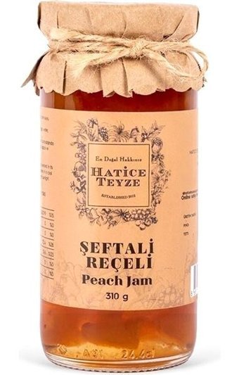 Hatice Teyze Şeftali Reçeli 310 gr