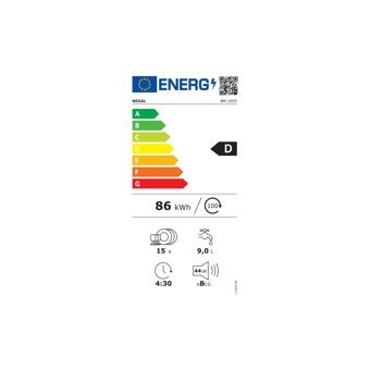 Regal Bm 1055 10 Programlı D Enerji Sınıfı 15 Kişilik Akıllı Wifili Çekmeceli Beyaz Solo Bulaşık Makinesi
