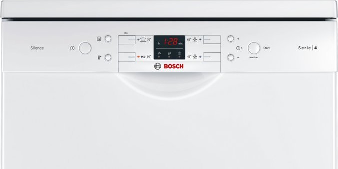 Bosch SMS44DW00T 4 Programlı F Enerji Sınıfı 13 Kişilik Wifili Çekmeceli Beyaz Solo Bulaşık Makinesi