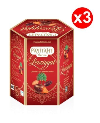 Payitaht Hurma Levziyyat Sütlü Çikolata Kaplı Bademli Hurma 250x3 gr