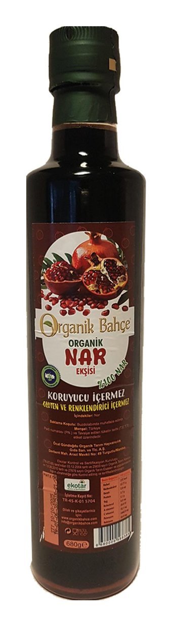 Organik Bahçe Nar Ekşisi 680 gr